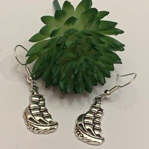 Sailboat Earring, Ship Earring, Viking Boat, Boat Earring, Gift Idea, Nautical